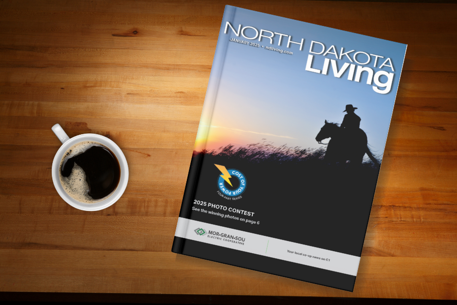 January issue of North Dakota Living 